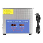 3L Professional Ultrasonic Cleaner, Stainless Steel Digital Industry Ultrasonic Cleaner Jewelry Eyeglass Commercial Cleaner with Heater Timer for Jewelry Glasses Watch Dentures Small Parts