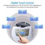 Seesii 110V 750mL Ultrasonic Glasses Cleaner Personal Care Digital Ultra Sonic Toothbrush Jewelry Parts Ultrasound Machine Cleaner