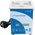 Cole-Parmer 2 Liter Ultrasonic Cleaner with Digital Timer and Heat, 230 VAC