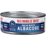 Bumble Bee Solid White Albacore Tuna in Water, 5 oz