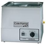 Cole-Parmer SS Ultrasonic Cleaner, Heater/Mechanical Timer; 1 gal, 115V