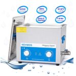 Ultrasonic Cleaner – NOVMOS 15L Ultrasonic Carburetor Cleaner,Ultrasound Cavitation Machine,Sonic Cleaner with Mechanical Timer and Heater for Cleaning Vinyl Record,Gun,PCB Board,Parts,Lab,Tool