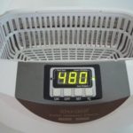 iSonic P4820-WPB Commercial Ultrasonic Cleaner, 2.6Qt/2.5L, White Color, Plastic Basket, 110V