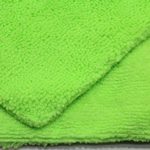 Autofiber Zeroedge Detailing Towel (Pack of 5) Edgeless Microfiber Polishing, Buffing, Window, Glass, Waterless, Rinseless, Car Wash Towels (Green)