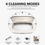 Ultrasonic Jewelry Cleaner Glasses Ultrasonic Cleaner Stainless Steel 300ML Automatic Timer Cleaner Multi-Purpose Cleaner