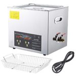 10L Heated Ultrasonic Cleaner with Digital Timer Heater Professioanal Ultrasonic Parts Cleaner for Jewelry Watch Glass Circuit Board Carburetor Household Commercial Industrial Cleaning