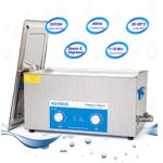 Ultrasonic Cleaner – NOVMOS 22L Ultrasonic Carburetor Cleaner,Ultrasonic Gun Cleaner,Sonic Cleaner with Mechanical Timer and Heater for Cleaning Guns Parts,Vinyl Record,PCB Board,Lab,Parts,Tool