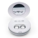 Ultrasonic Contact Lens Cleaner Fast Cleaning Sclerals Lenses Daily Care Contact Lenses with Vanity Mirror