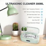 Jewelry Cleaner, Ultrasonic Jewelry Cleaner Machine Portable Eyeglasses Ring Silver Jewelry Ultrasonic Cleaner 300ml 4 Cleaning Modes for Jewelry Glasses Necklaces Rings Watches Dentures