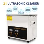 Olenyer Professional Ultrasonic Cleaner ?3L Large Capacity Ultrasound Cleaning Machine with Adjustable Temperature and Time for Teeth?Glasses and Jewelry