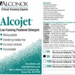 Alconox 1450 Alcojet Low Foaming Powdered Detergent, 50 lbs Box