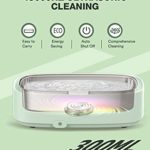 Ultrasonic Jewelry Cleaner, Silver Jewelry Cleaner Machine with 300ML, 45kHz, Professional 360° Cleaner for Jewelry/Glasses/Ring/Gold/Silver/Diamond/Coin/Watches