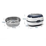 ANLIN Ultrasonic Cleaner LED Ultrasonic Washing Machine 35W Ultrasonic Bath Ultrasonic Cleaner Cleaning Machine 4KHZ 600ML