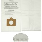 Cleanovation Vacuum Cleaner Bags generic replacement for Kenmore C & Q, 5055, 50557, 50558; Panasonic Type C; 9-pack – Micro Allergen Bag, Lined Allergen Bags, Micro Lined Bags