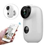 Wifi Security Camera Home Camera Rechargeable Battery Power Operated 6000mah Indoor Outdoor Night Vision PIR Motion Detection 2-Way Audio Video Weatherproof for Baby/Elder/Pet/Nanny Cam Monitor 