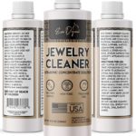 2-Pack Ultrasonic Jewelry Cleaner Solution (8oz Per Bottle), Made in USA | Non-Toxic | Deep Clean Diamonds, Gems, Gold, Silver Rings and Jewel Cleaning Concentrate