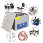 15L Ultrasonic Cleaner with Digital Timer & Heater, Professional Ultrasound Jewelry Cleaning Machine for Parts Denture Ring Watch