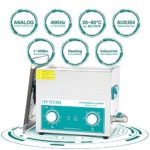 Ultrasonic Cleaner – DYNVIM 10L Ultrasonic Vinyl Record Cleaner,Sonic Cleaner,Ultrasound Cavitation Machine with Analog Timer and Heater for Cleaning Carburetor,Parts,Gun,PCB Board,Lab,Dental Tool