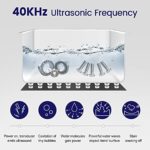 DC HOUSE 3.2L Professional Home Jewelry Cleaner Machine,Ultrasonic Cleaner 40KHz for Glasses Electronic Dental Tools