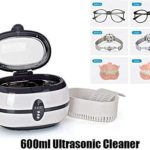 Brand VGT-800 600ml Low Noise Vacuum Cleaner Ultrasonic Cleaner with SUS304 Tank for Home Jewelry Eyeglass Watches Cleaner Cleaning Machine
