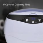 Kunphy Ultrasonic Cleaner, Kunphy Professional Ultrasonic Jewelry Cleaner with Timer, Portable Household Ultrasonic Cleaning Machine, Electronics Eyeglasses Watch Ring Diamond Retainer Denture Clean