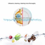 Mini Dishwasher, 5V10W Multifunctional Dishwasher 32.8″Household USB Mini Ultrasonic Dishwasher Dish Washing Machine Cleaner(Red)