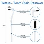 Tooth Stain Remover, Dental Plaque Tool, Tartar Eraser Polisher, Professional Teeth Whitening Polishing Cleaning Kit, Home Calculus Removal Effectively, NOT Electric Cleaner Brush/Dentist