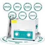 Ultrasonic Cleaner – DYNVIM 15L Ultrasonic Carburetor Cleaner,Sonic Cleaner,Ultrasound Cavitation Machine with Analog Timer and Heater for Cleaning Vinyl Record,Parts,Gun,PCB Board,Lab,Dental Tool