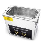 Ultrasonic Cleaner,Stainless Steel Cleaning Basket and Timer Device for Denture, Coins, Small Metal Parts, Record, Circuit Board, Daily Necessaries, Lab Tools,etc (3L, 110V)