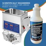 Ultrasonic Cleaning Solution for Carburetors and Small Engine Parts, Ultrasonic Cleaner and Washing Compound for Ultrasonic and Immersion Washers. (32 Ounces)