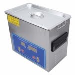 3.2L Ultrasonic Cleaner, Stainless Steel Ultrasonic Cleaner with Digital Timer Heater for Jewelry Glasses Parts, Ultrasonic Frequency 40KHz(US Plug 100-120V)