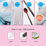 Haofy Mini Ultrasonic Dishwasher, Household Portable Compact USB Dish Washing Machine Cleaner Saves Space Automatic Lazy Cleaner for Washing Underwear,Cups,Watches,Fruits,Chopsticks