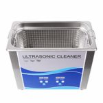 Commercial Ultrasonic Cleaner with Heating Bath Cleaning Basket Digital Rust Stain Removal Cleaning Machine for Metal Hardware Dental Tool Watches Glasses Coins