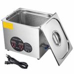10L Liter Stainless Steel Digital Ultrasonic Cleaner w/Cleaning Basket for Medical Dental Clinics Tattoo Shops Scientific Labs Golf Clubs