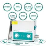 Ultrasonic Cleaner – DYNVIM 6L Ultrasonic Vinyl Record Cleaner,Sonic Cleaner,Ultrasound Cavitation Machine with Analog Timer and Heater for Cleaning Carburetor,Parts,Gun,PCB Board,Lab,Dental Tool