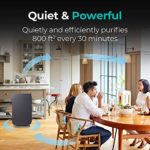Alen 45i Air Purifier, Quiet Air Flow for Large Rooms, 800 SqFt, Air Cleaner for Allergens, Dust, Mold, Pet Odors, Smoke with Long Filter Life