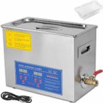 Manoch 6L Digital Stainless Steel Dental Medical 6 Liter Ultrasonic Cleaner Heater Tank Tattoo Shops Scientific Labs Golf Clubs Jewelers Opticians Watchmakers Antique Electronics Metal Dishware