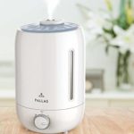 ?Upgraded Model?Pallas Humidifier, Ultrasonic Cool Mist Humidifiers with 5L Water tank for Bedroom, Baby, Home, Adjustable Mist Knob 360 Rotatable Mist Outlet, Automatic Shut-Off – Lasts Up to 150 hrs