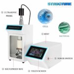 CGOLDENWALL Lab Ultrasonic Homogenizer Ultrasonic Sonicator Processor 950W 1200mL Cell Disruptor Mixer Emulsification and Nanoparticle Dispersion with Free Temperature Sensor