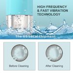 Ultrasonic Contact Lens Cleaner, Intelligent Cleaning Machine for Soft and Rigid (RGP) Contact Lenses, Blue