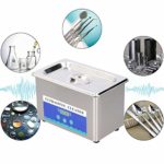 Faceuer Ultrasonic Cleaner, No Welding Part Timer Ultrasonic Cleaner Durable and Stable One?time Stamping and(AC110V American Plug)