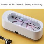 MAAYKOM Ultrasonic Glasses Cleaner-250 ML Portable Professional Ultrasonic Cleaner for Cleaning Jewelry Glasses Watches Shaver Head