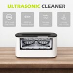KECOOLKE Ultrasonic Jewelry Cleaner, 600ml Sonic Cleaner with Digital Timer for Eyeglasses, Rings, Coins?Silver?Denture Ultrasonic Cleaner Solution for Gifts