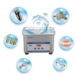 CXRCY 0.8L Ultrasonic Cleaner Lab Diamond Cleaner Machine with Timer for Jewelry Diamond Rings Watch Glasses Parts Circuit Board Dental Instruments
