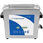 Cole-Parmer 6 Liter Ultrasonic Cleaner with Digital Timer and Heat, 120 VAC