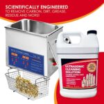 Ultrasonic Cleaner Solution for Gun Brass. Ultrasonic Brass Cleaning Solution Concentrate for Reloading Gun Brass and Brass Ammo Cases. Cleans Inside and Out (1 Gallon)