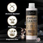 Evo Dyne Ultrasonic Jewelry Cleaner – Jewelry Cleaner Solution for Diamond, Gold, Silver, Gemstones – Best Extra Concentrated Formula Silver Jewelry Cleaner for Sonic and Ultrasonic Machines (1-Pack)