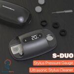 HumminGuru S-Duo | Ultrasonic Stylus Cleaner + Digital Stylus Pressure Gauge for Turntable(2-in-1) Extends The Lifespan of Your Vinyl Records and Cartridge Stylus