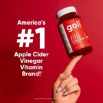 Goli Apple Cider Vinegar Gummy Vitamins – 60 Count – Vitamins B9 & B12, Gelatin-Free, Gluten-Free, Vegan & Non-GMO