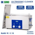 DK SONIC Ultrasonic Cleaner – Ultrasonic Carburetor Cleaner,Sonic Cleaner,Ultrasound Gun,Lab Tool,Carburetor,Engine Parts Cleaning Machine with Encoded Timer and Heater(5.81Gal-22L)